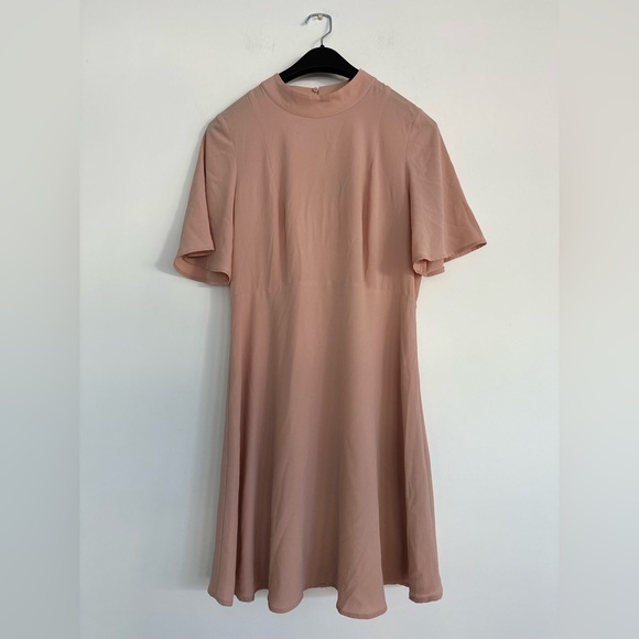 H&M Dresses Hm Dusty Pink Blush Dress Poshmark